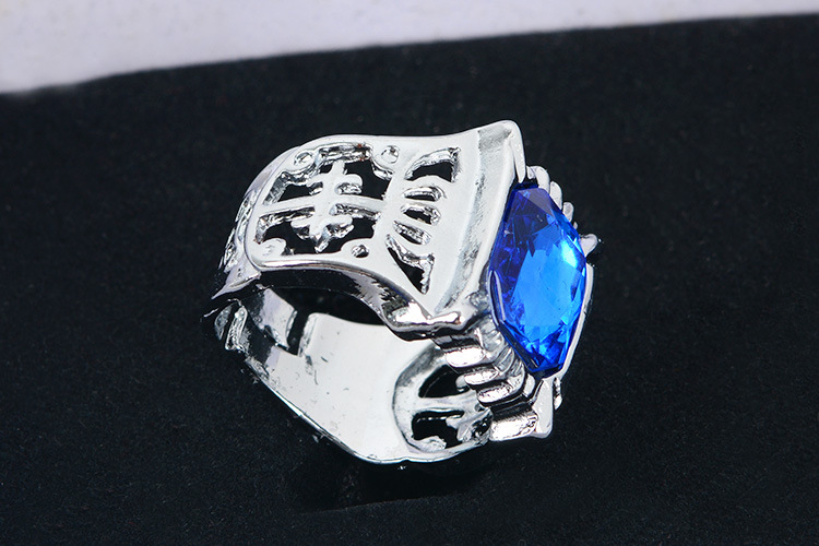 黑执事戒指夏尔凡多姆夏尔塞巴斯蓝宝石指环黑管家 动漫周边