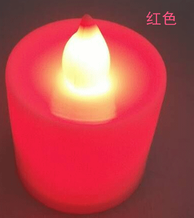 情人节心形蜡烛 地摊热卖 手工led小夜灯 婚庆用品 小夜灯批发