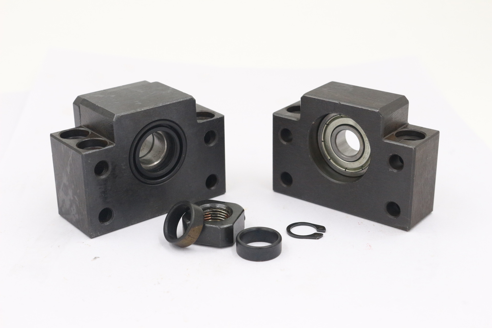 现货供应精密丝杆专用支撑座 固定端方形丝杆支座bk15支撑座