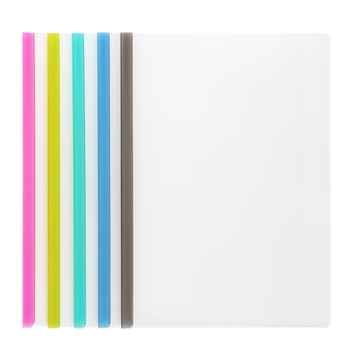 得力5536拉杆夹 抽杆文件夹 资料夹 透明杆夹文具批发 5个/套