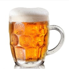 厂家直销 菠萝啤酒杯 创意啤酒玻璃杯 德国啤酒玻璃杯 扎啤杯