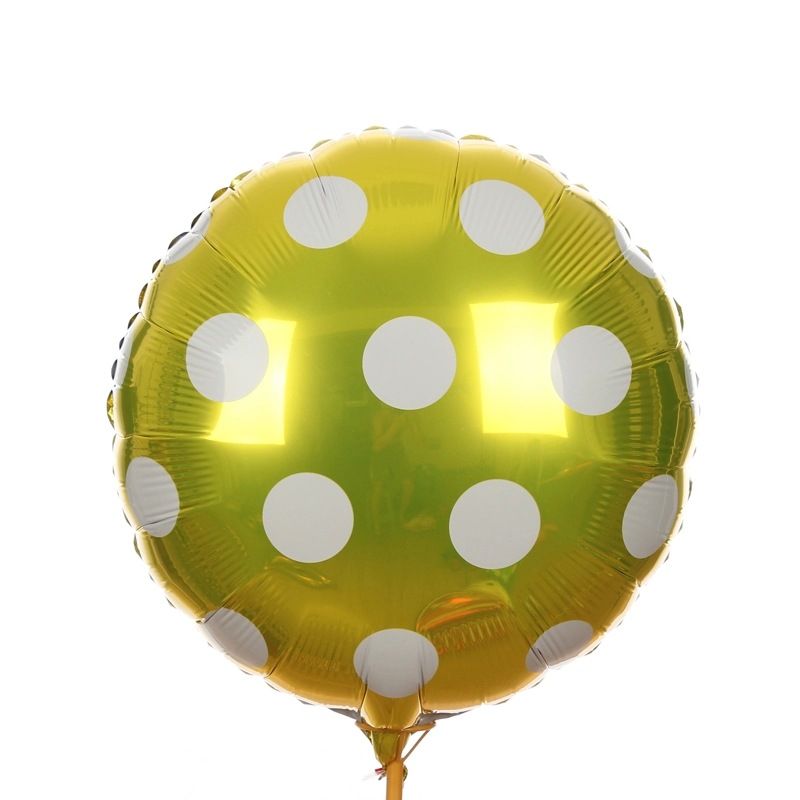 18寸单色圆形 金色斑点.webp