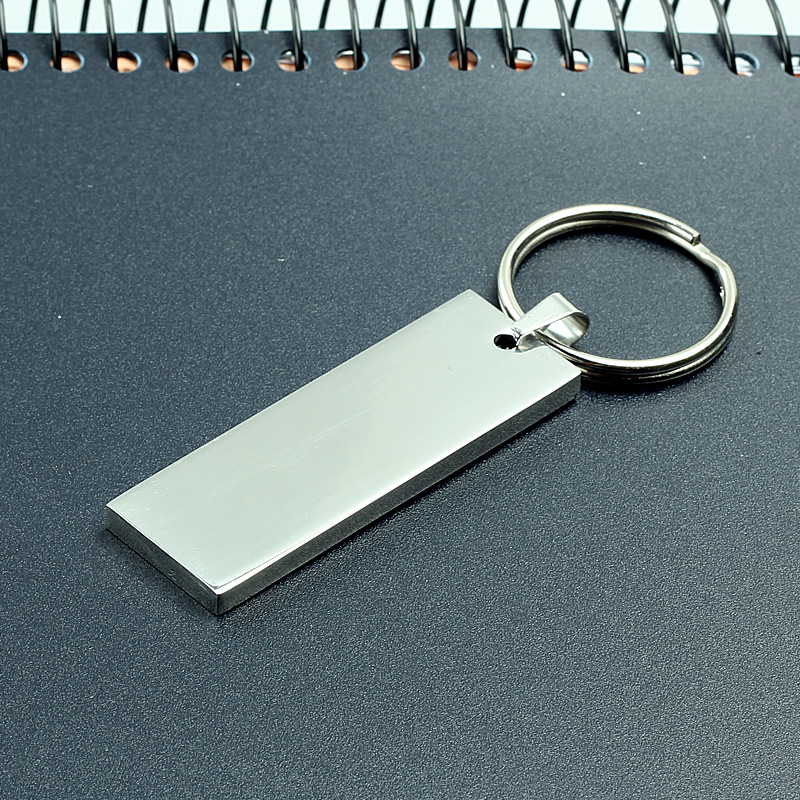 创意钥匙扣刻字订做广告宾馆 酒店 不锈钢钥匙牌定做来图定制logo