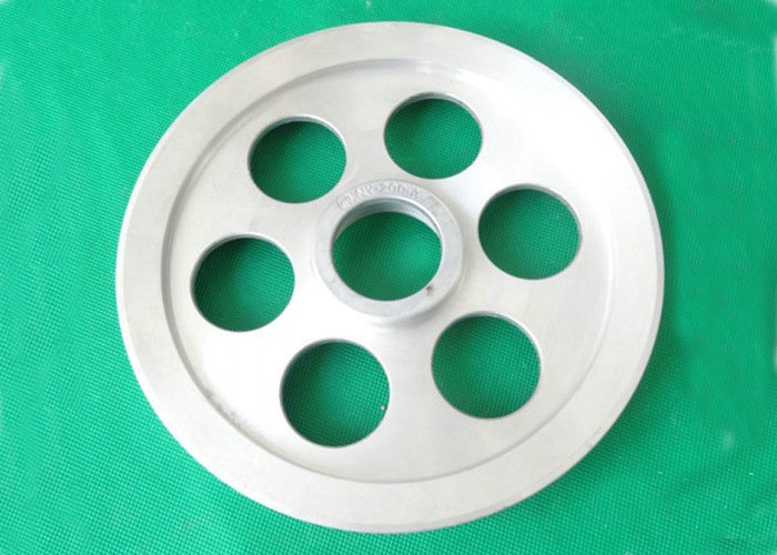 直销加工 ny-200a铝合金储线轮 喷油绞线机合金圆槽导轮