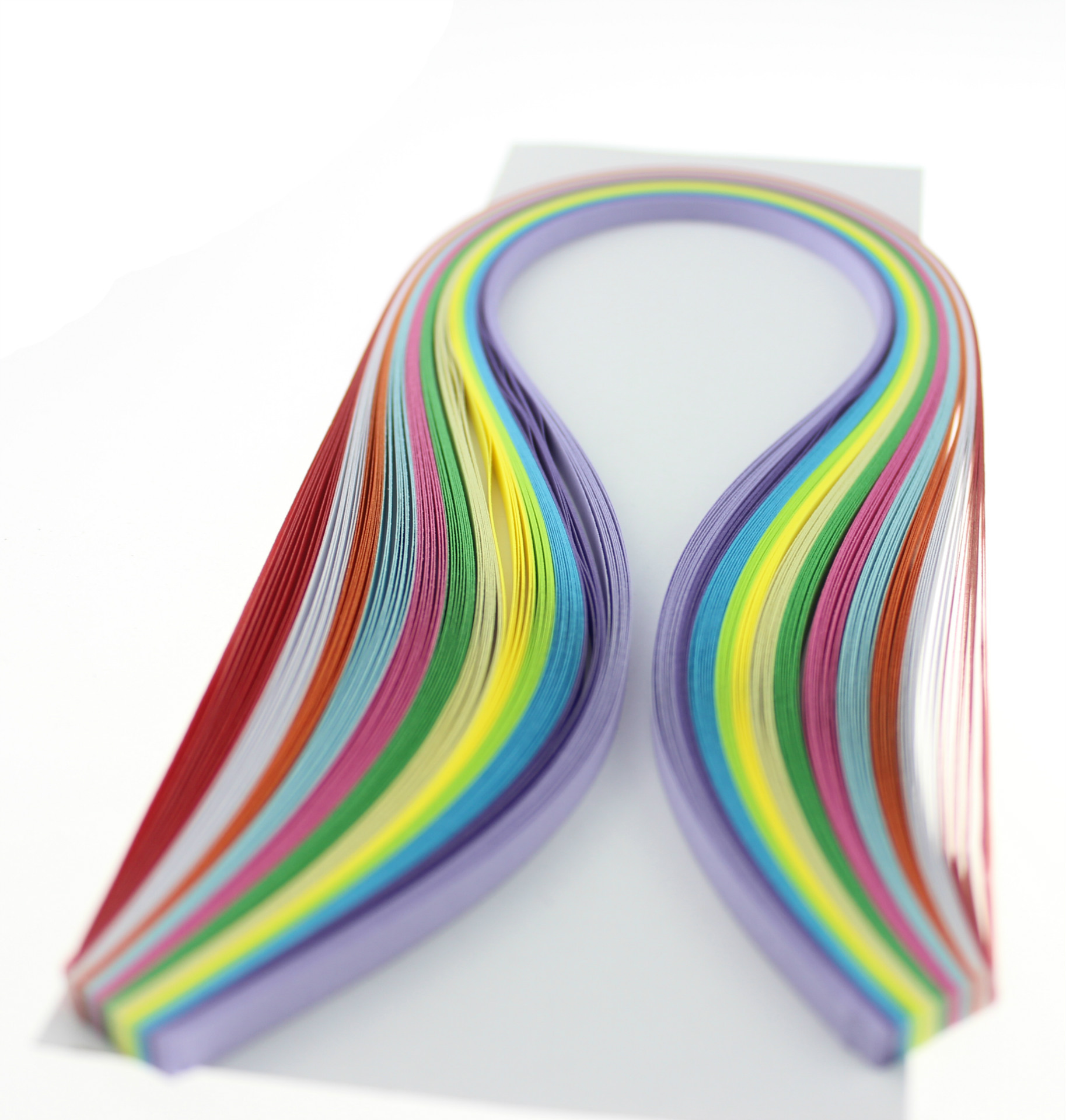 厂家直销12色5mm衍纸条,衍纸花,每色10条,每包120条