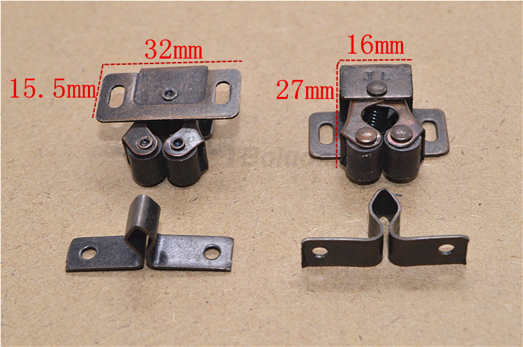 弹簧碰珠/古铜色门碰珠/橱柜门碰,门碰 门吸 橱柜碰珠 铁碰珠锁