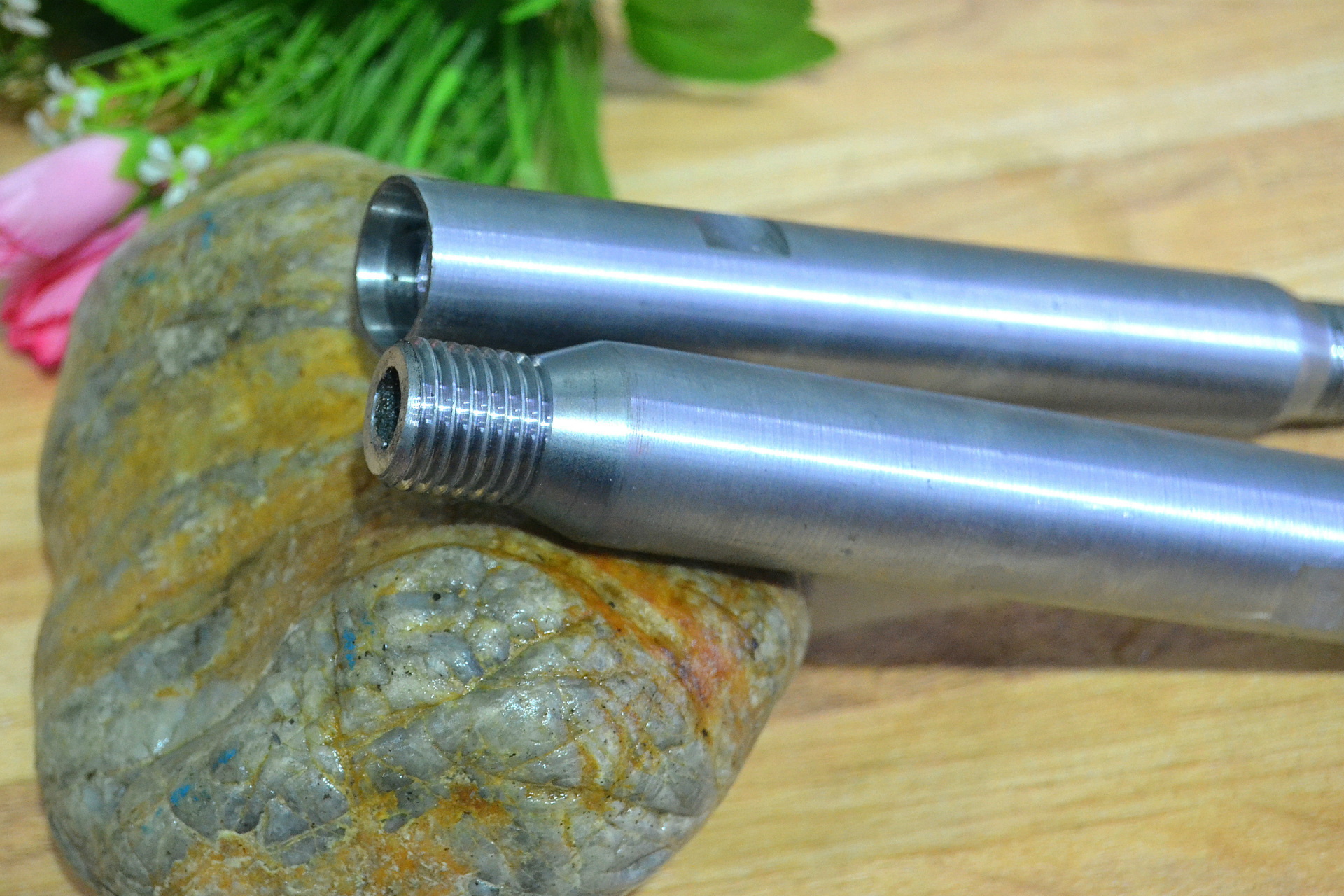 水钻头加长杆水钻接杆金刚石开孔机接杆开孔钻头接杆钻头延长45