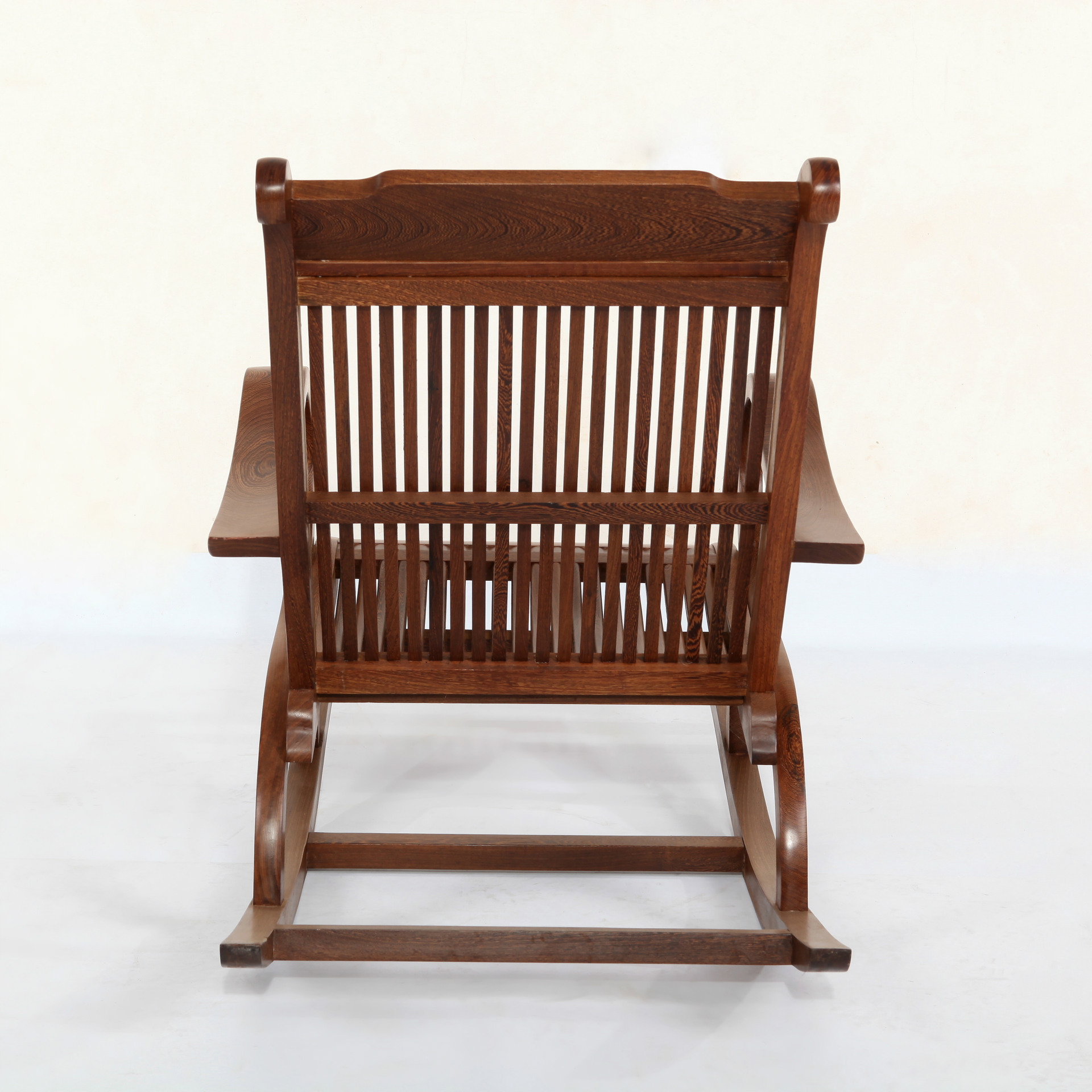 鸡翅木家具 古典中式摇椅实木老人躺椅午休椅 简约休闲椅