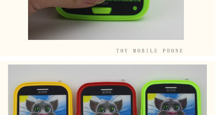 儿童玩具早教手机4d智能触屏手机宝宝仿真电话音乐灯光益智故事机