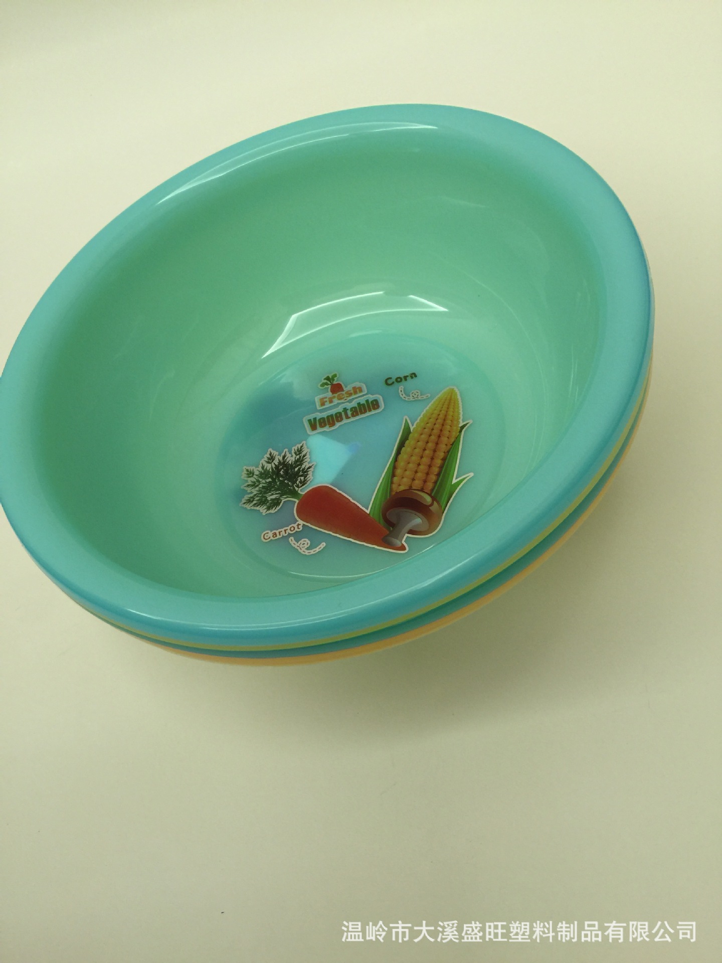 新款上市低压耐摔学生塑料脸盆货号8282水果映花