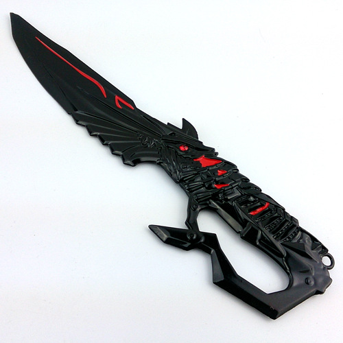 穿越火线 匕首道具 沙鹰修罗刀 合金模型 游戏周边配件挂饰摆件