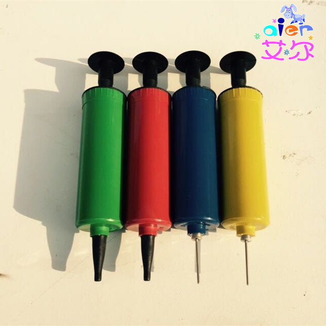 皮球打气筒手动打气筒带气针的球类充气筒双用多功能充气筒