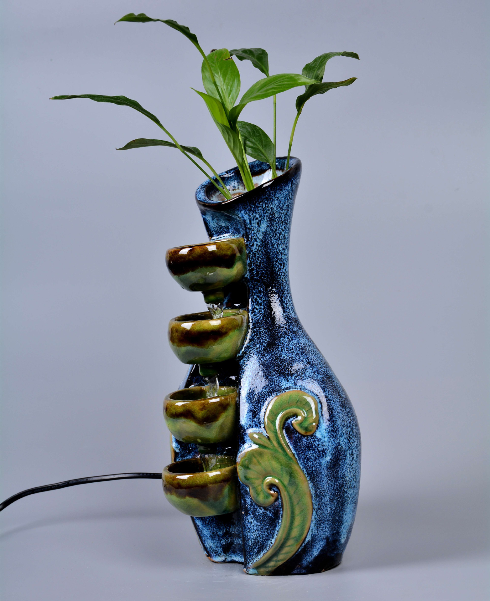 陶艺大师纯手工制作 正宗石湾陶瓷花瓶a004 家居摆件 创意礼品