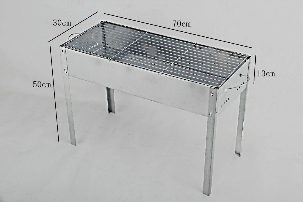 厂家直销易bbq户外室内拆装简易车载式木炭镀锌板炉烧烤炉烤肉架