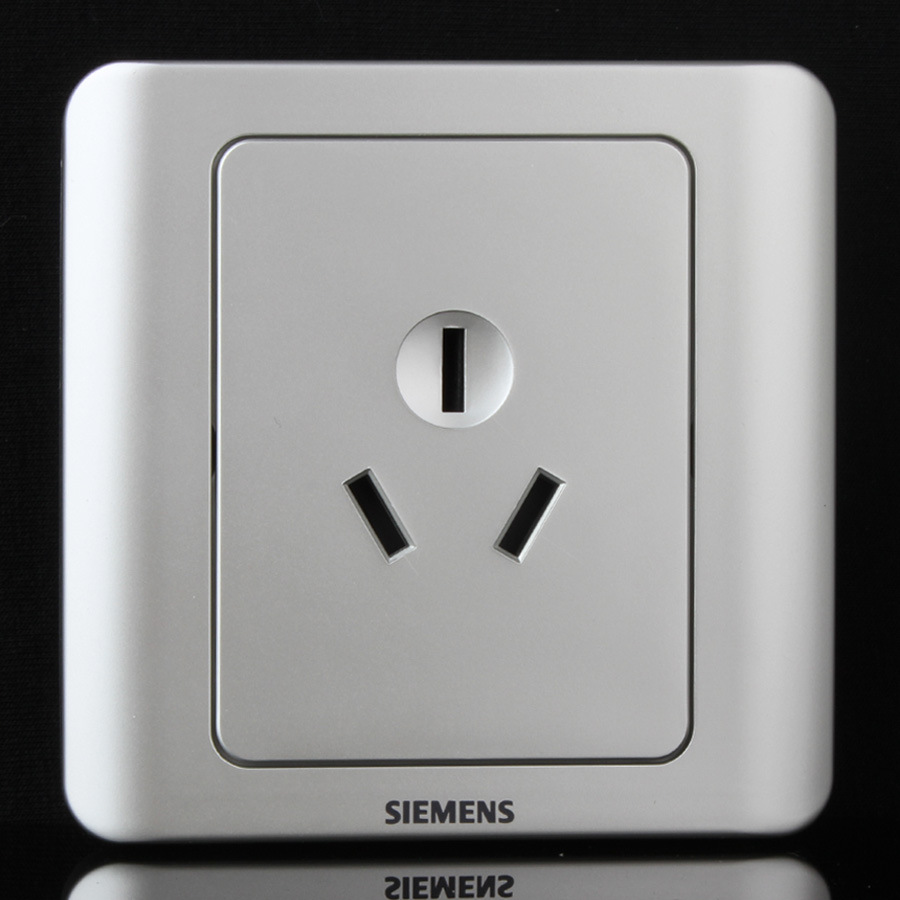 西门子空调**开关插座三孔16安电源墙壁插座86型面板远景.