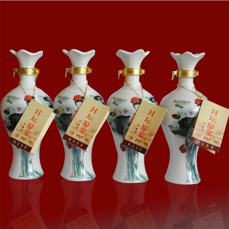 古井镇酒厂今来福礼品酒58度高度白酒 原浆500ml*4原浆特产包邮