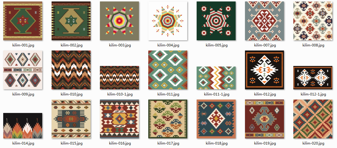 波西米亚抱枕基里姆kilim新疆艾特莱斯民族风棉麻靠垫套一件代发