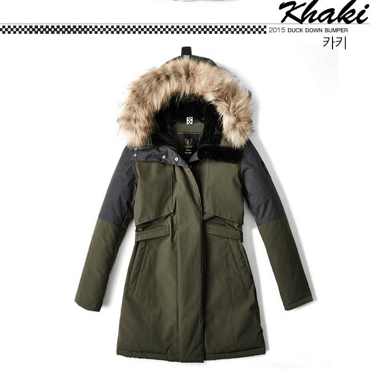 韩单hum貉子毛领防风防水_女式羽绒服_列表网