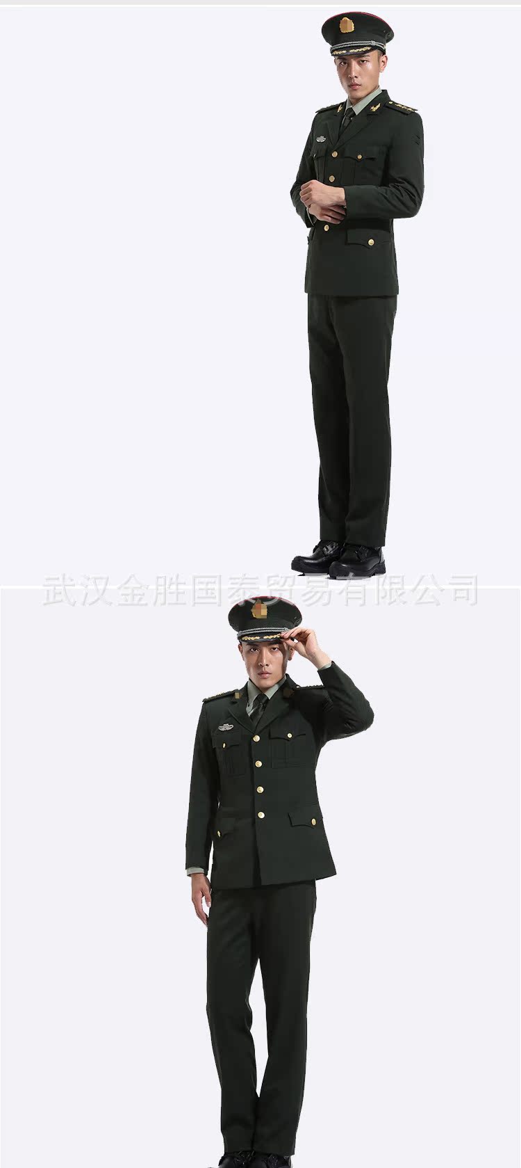 厂家直销正品陆春秋常服高档毛料常服干部春秋常服套装批发