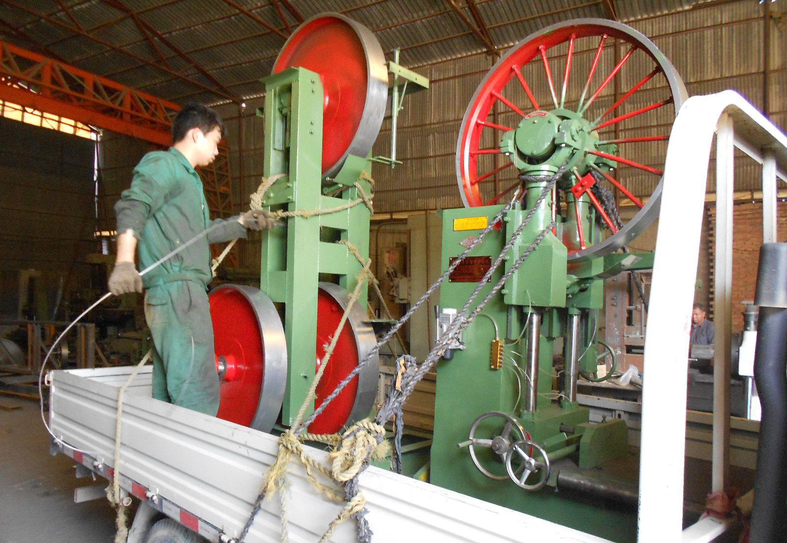 木工木材圆木带锯机生产厂家原木带锯床原木加工机器带锯条磨齿机