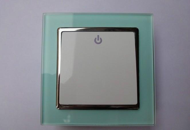 佳冠-丝印玻璃开关面板 酒店触摸丝印面板 钢化玻璃丝印面板.
