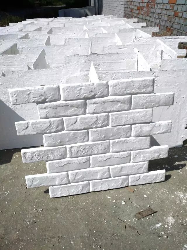 石膏文化石电视背景墙石膏线白砖文化砖罗马柱