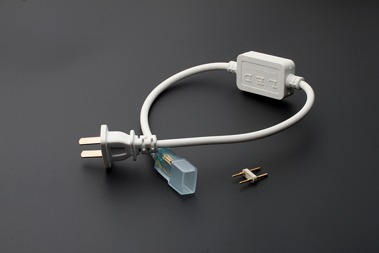 led高压灯带插头5050/3528/3