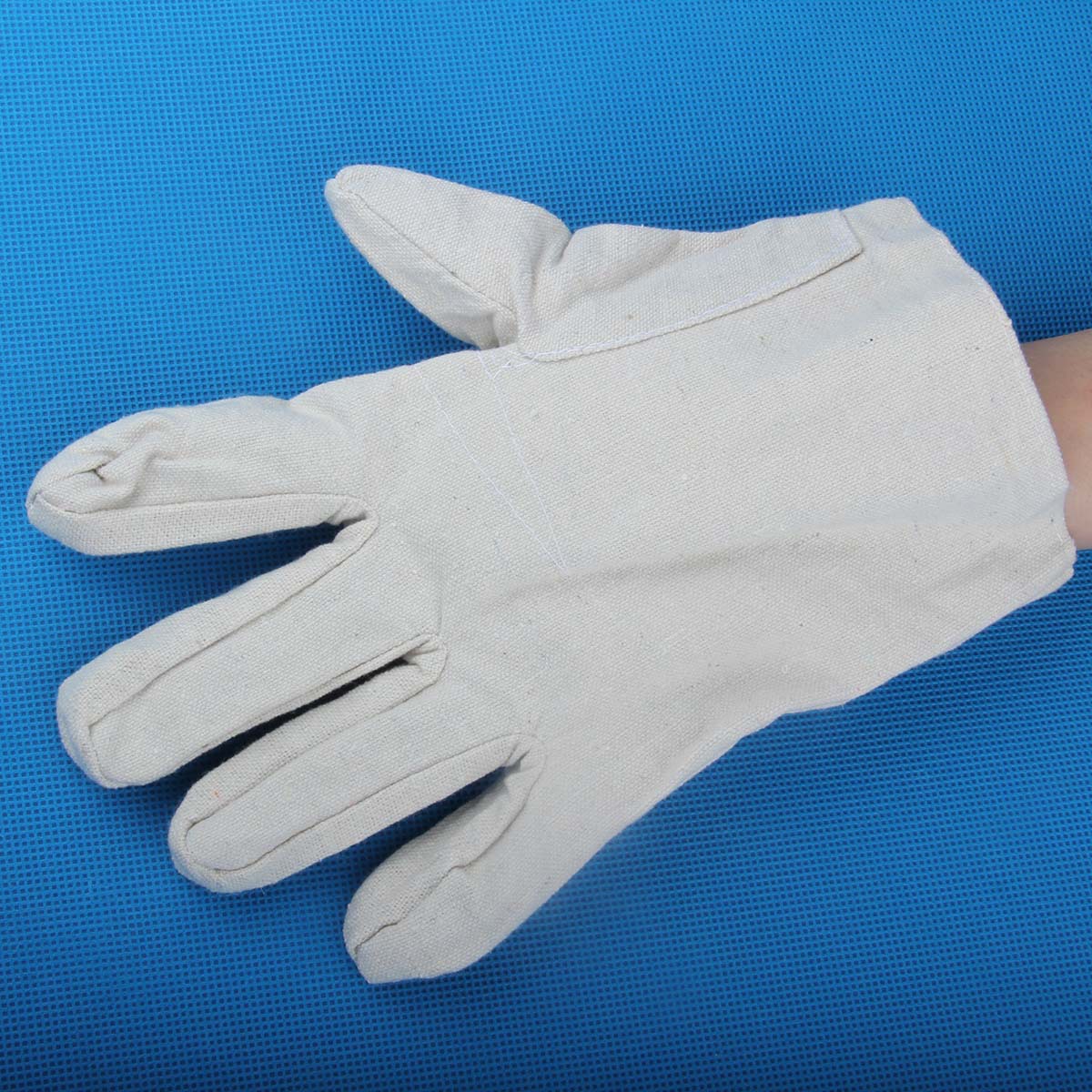 3*3帆布手套耐油防滑耐磨工作机械防护劳保施工劳防手套