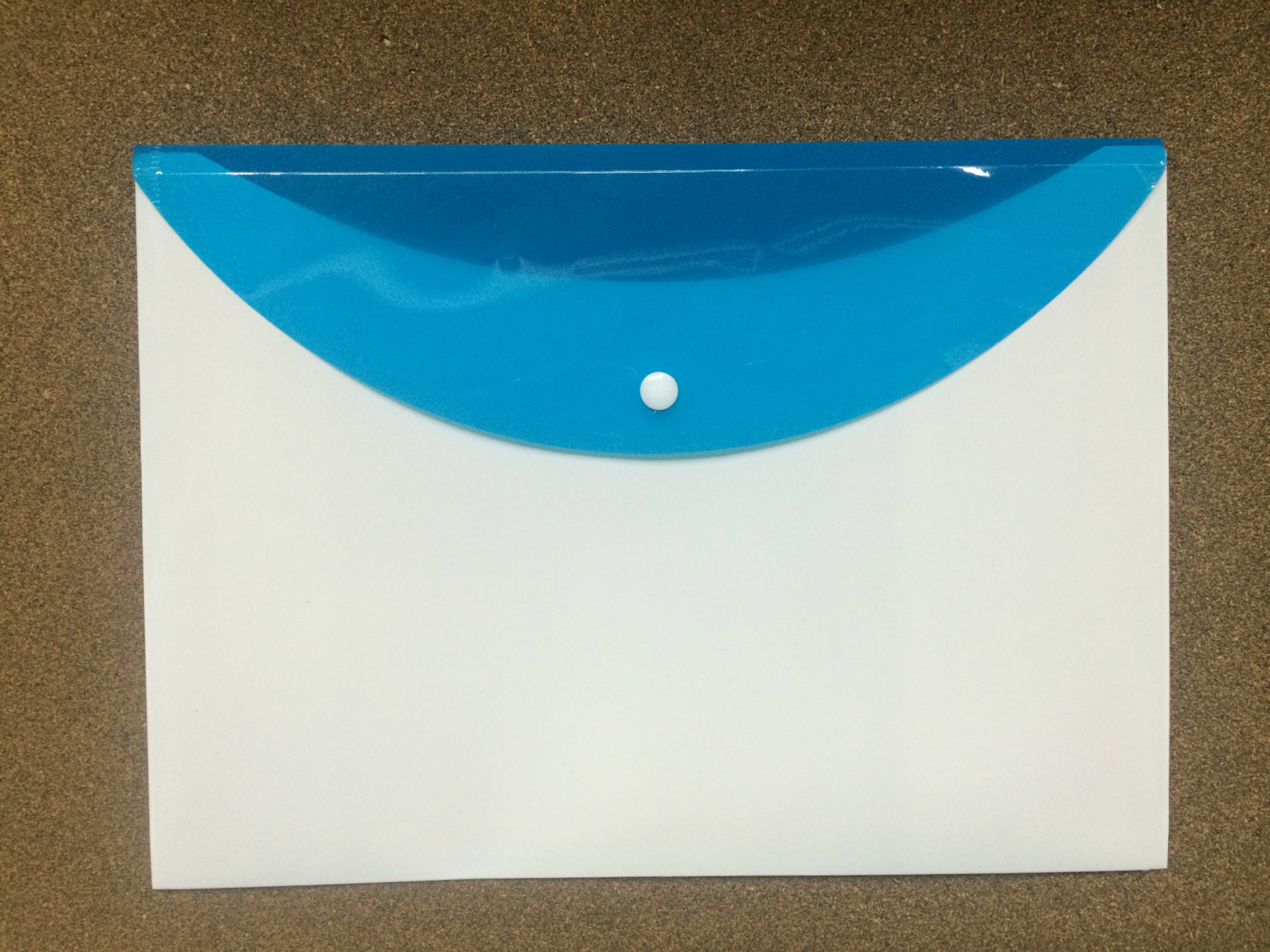 厂家现货供应pp双色纽扣袋按扣文件袋