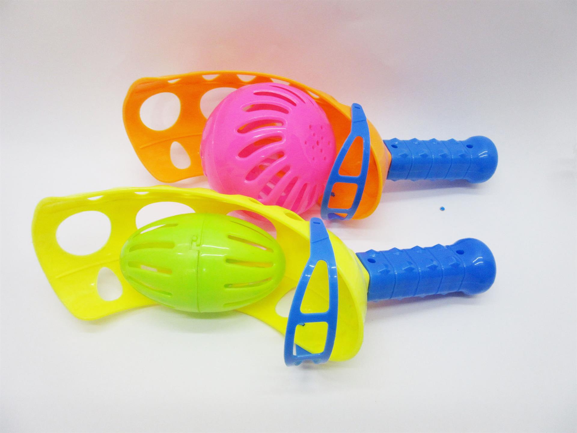 儿童休闲运动塑料亲子双人抛接球玩具 外贸户外传统玩具抛接球