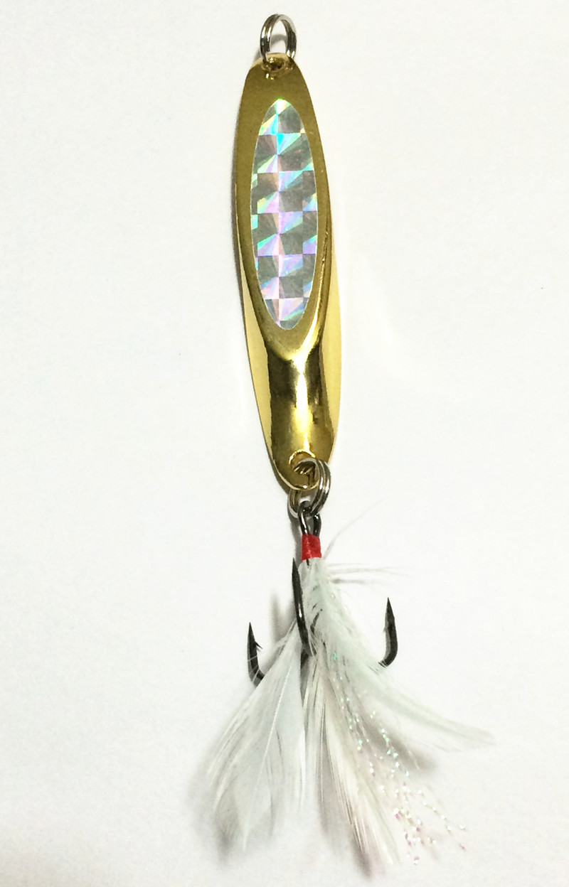 羽毛钩斜切亮片路亚亮片假饵亮片【15克20g】