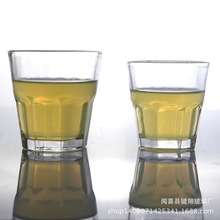 钢化玻璃八角杯啤酒杯 广告杯  威士忌杯  洋酒杯  酒吧用杯