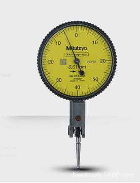 正品 日本三丰杠杆百分表百分表 小校表0-0.8mm  513-404-10