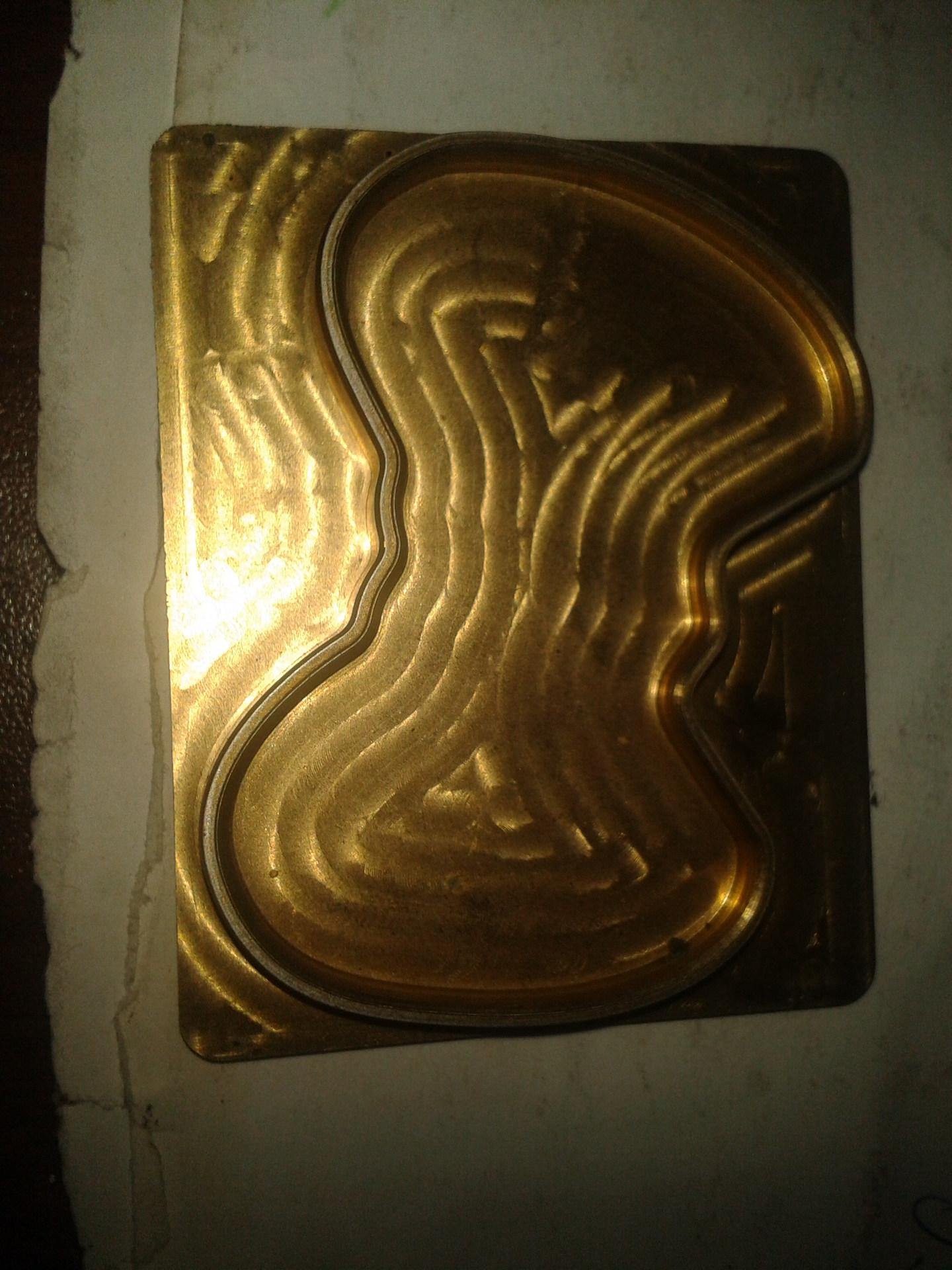 五金钢模烫金铜板浮雕板高周波加热铜刀腐蚀雕刻刀模tpu注塑模具