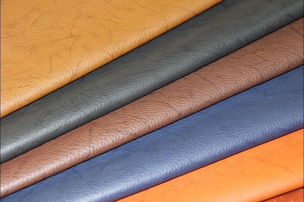 印花皮 头层牛皮 荔枝纹 真皮 沙滩鞋款花皮