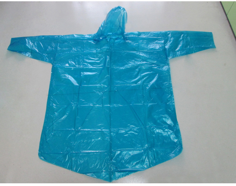 厂家供应 加大加厚一次性雨衣 pe成人雨披 创意儿童雨衣