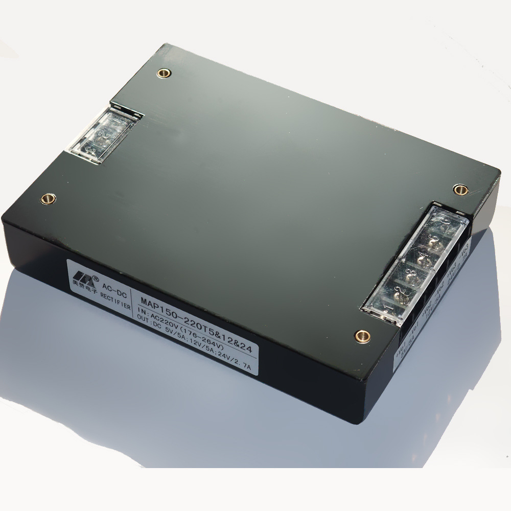 220v转5v12v24v三路输出开关电源模块150w,map系列,尺寸150×115