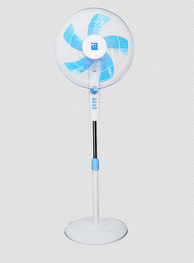 乐宾电风扇 落地扇欧洲家用静音五叶三档2小时定时风扇