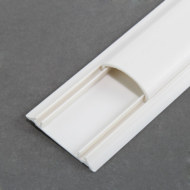 半圆线槽优质难燃绝缘pvc地板槽弧形线槽地线槽塑料槽批发