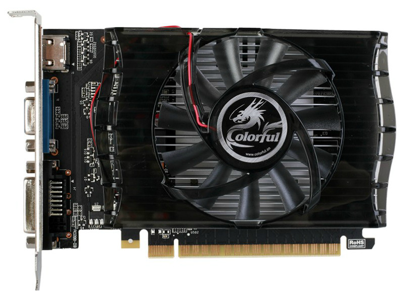 colorful七彩虹显卡gt730k黄金版2gd3独立显卡高清游戏显卡