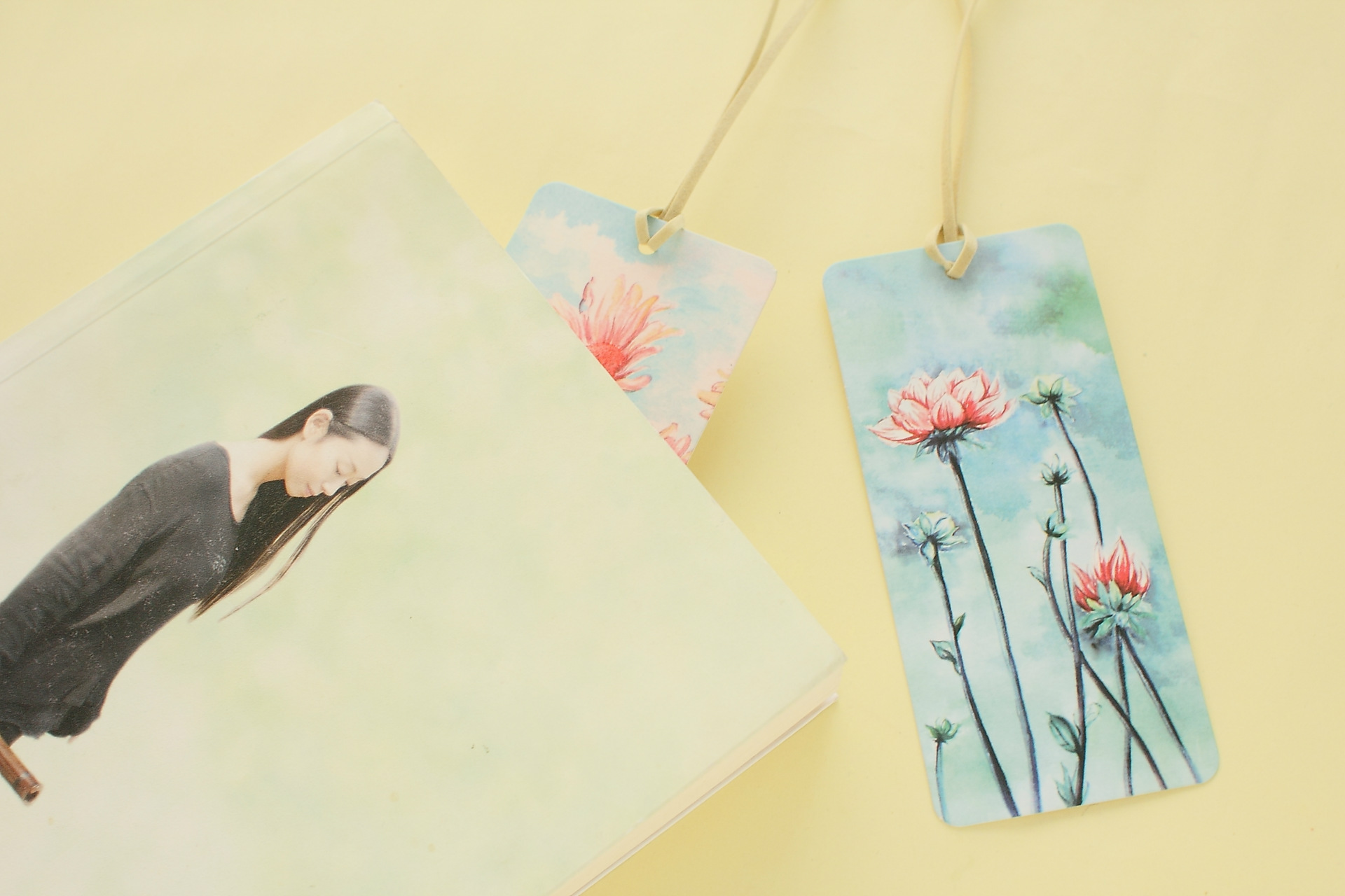 中国风 花开半夏书签 创意礼物礼品 简约唯美 复古古典