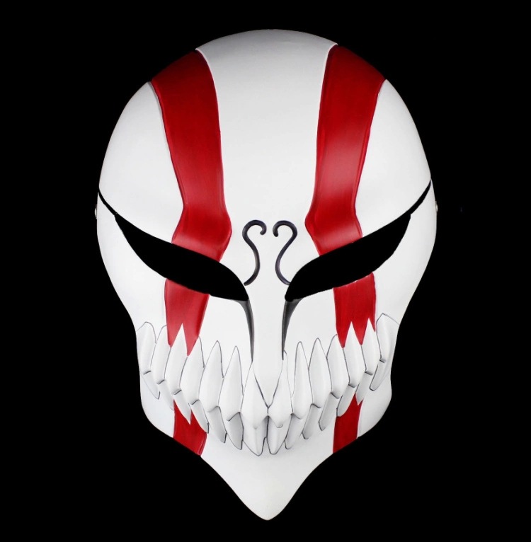 动漫卡通树脂面具 电影主题面具 黑崎一护虚化面具 新款死神面具