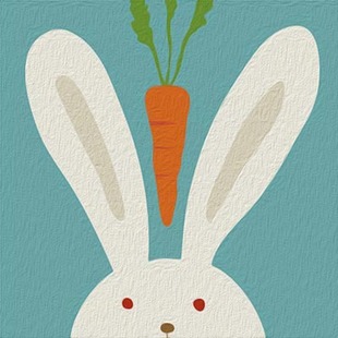 易卓新品diy数字油画韩国卡通手绘装饰画学生儿童卧室摆件小兔子