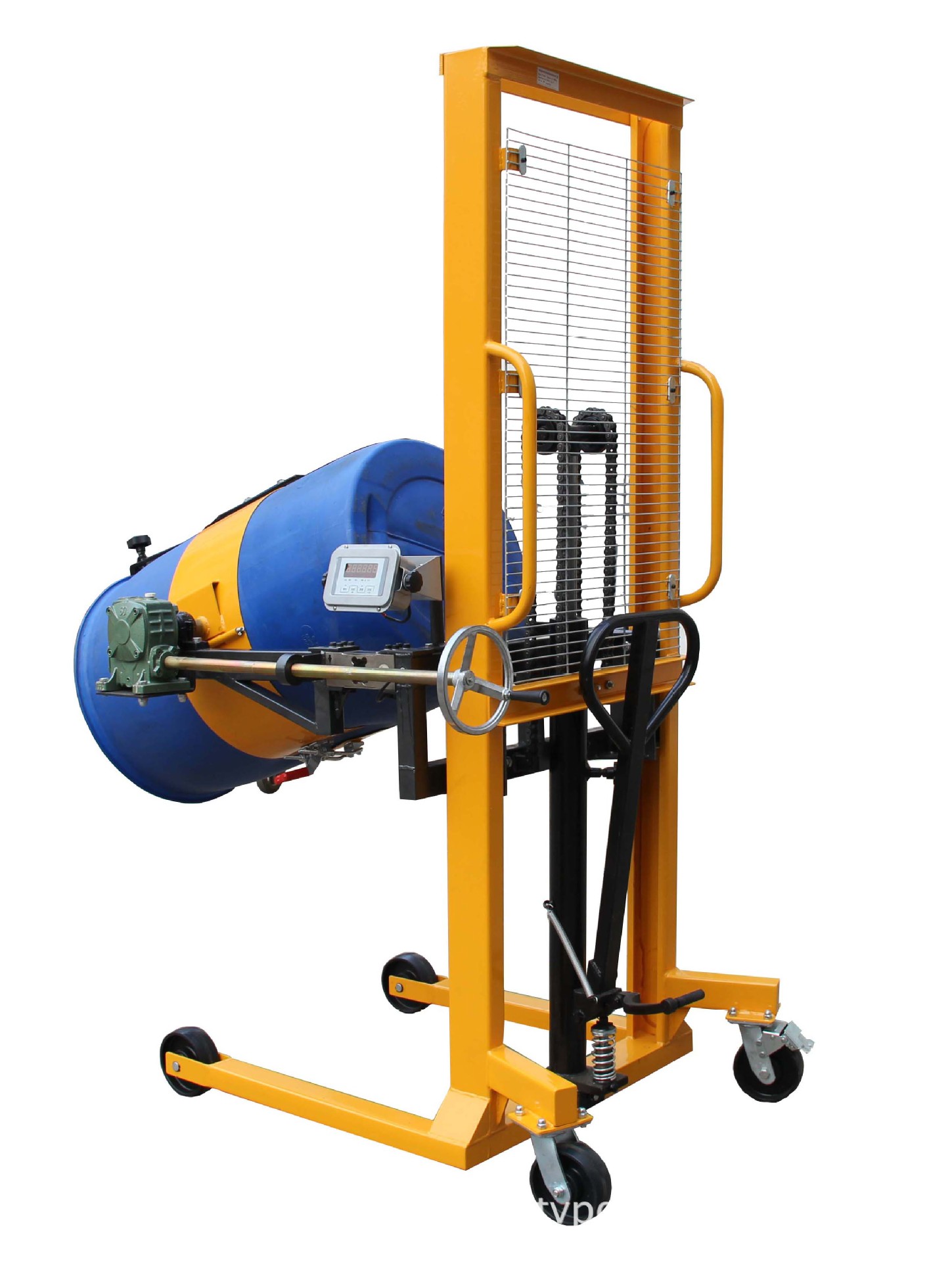 油桶倒料车400kg 油桶专用搬运升高用具移动升降车/油桶倒料车