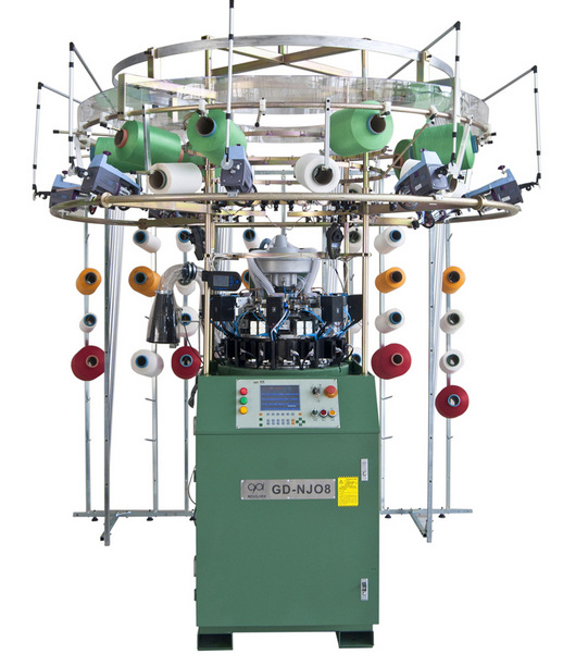 高腾gd-nj08型全电脑 针织机械 无缝内衣机 (8路有头机)12寸