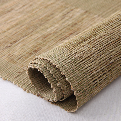 竖条手工编织夏布 优质苎麻面料 挂帘茶席麻布