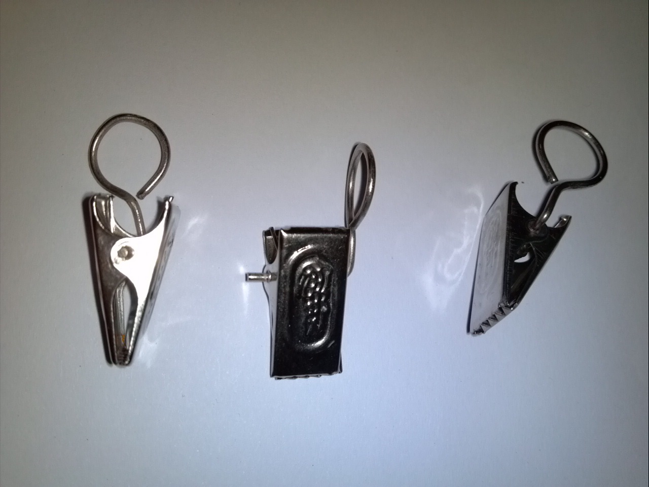 20个装 窗帘夹子 带钩窗帘夹 窗帘钩勾 带钩子小夹子 小铁夹批发