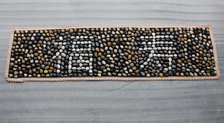 长期批发 黄色抛光大鹅卵石 黄色石头 天然南京鹅卵石雨花石