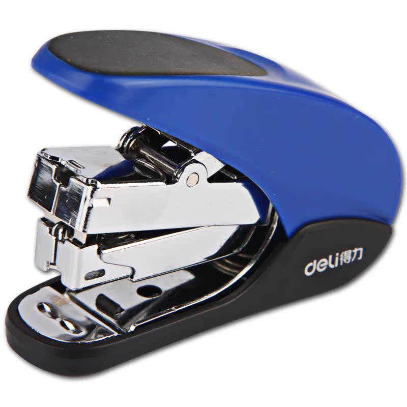 得力0370省力订书机手握式便携标准12号办公订书器带起钉器