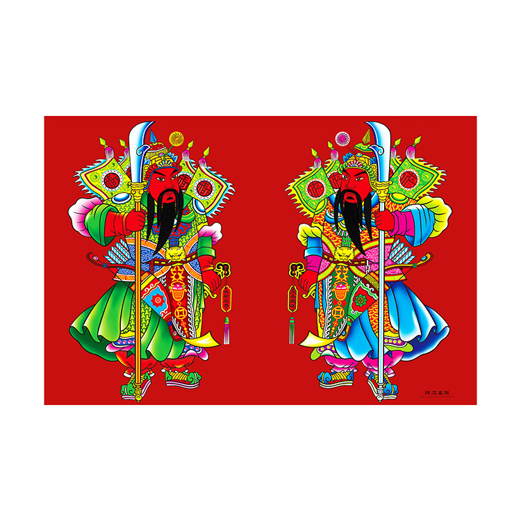 2016款 优质门神 植绒 门神 小全张(62x86)